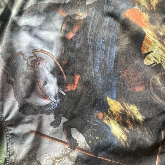 RIPNDIP Fire & Desire Denim Coach Jacket Rare - Picture 2 of 10